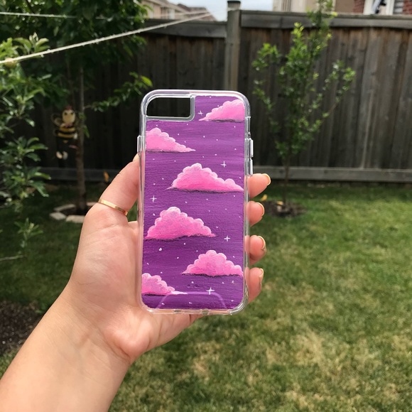 Handmade, painted Phone Case - Picture 3 of 3